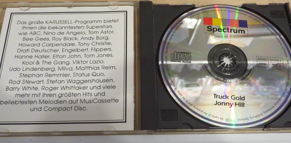 CD   Truck Gold - Jonny Hill - Bild 2 von 3