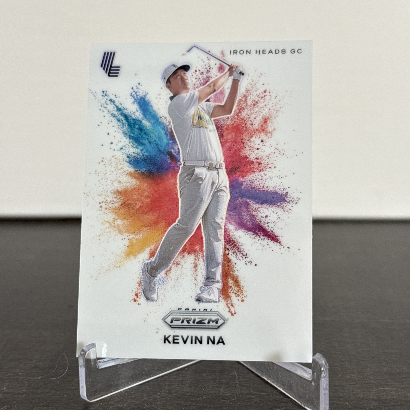 2024 Panini Prizm Liv Golf - Color Blast Kevin Na #9