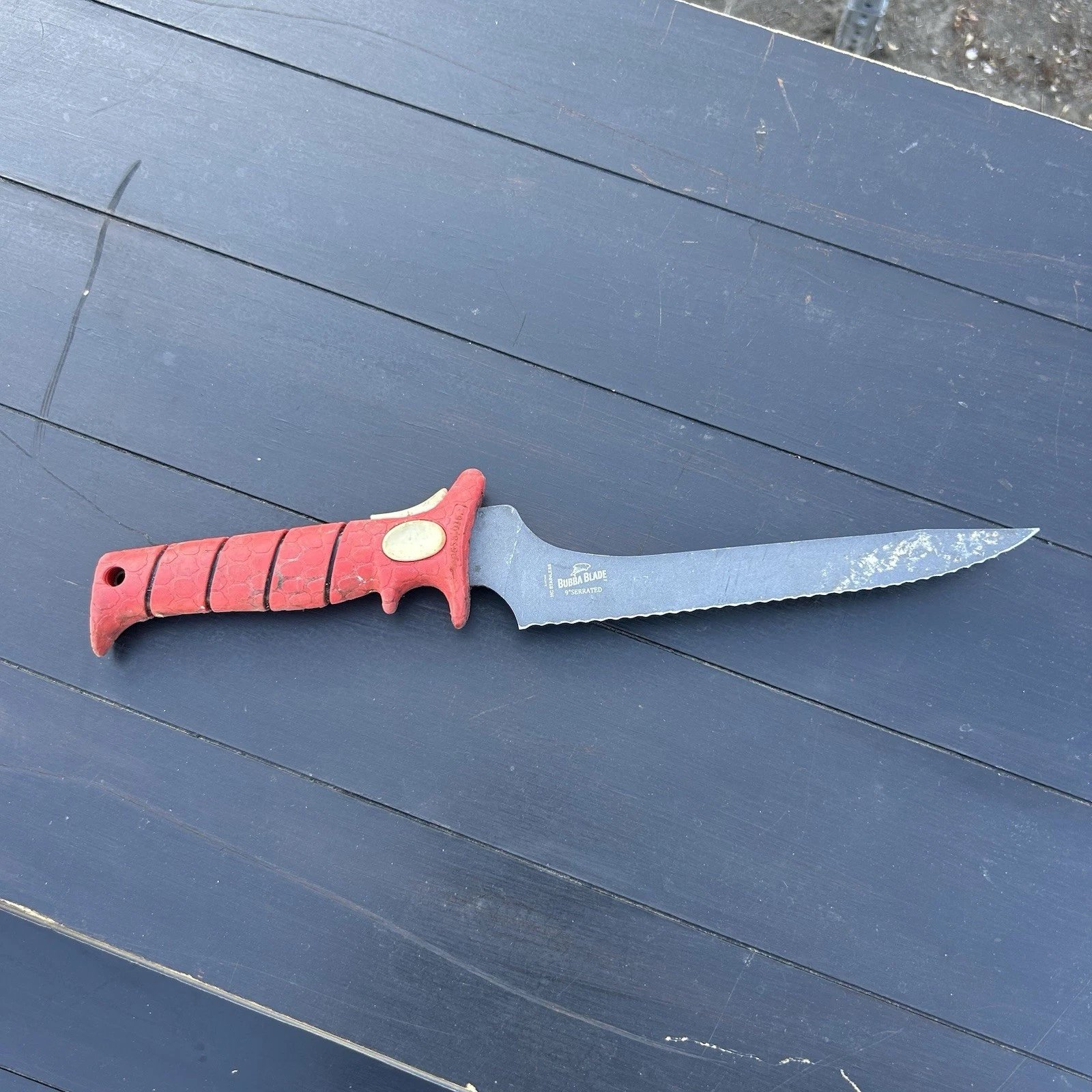 Bubba Blade 9" Offset Serrated Fillet Knife