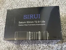 SIRUI SATURN 50mm T2.9 1.6x Full Frame ANAMORPHIC, Neutral Flares