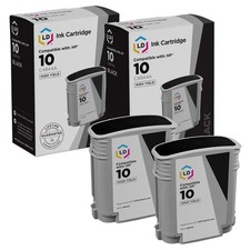 LD Replacement Replacement fit for HP 10 / C4844A 2PK High Yield Black Ink