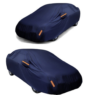Heavy Duty Outdoor Full Car Cover 100% Waterproof Protect Fit 15-16FT Auto Sedan