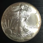 2003 USA 1 oz fine silver eagle dollar uncirculated in capsule