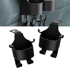 2 Pcs Back Seat Cup Holder Hook Multifunction Car Seat Back Storage Hook Car