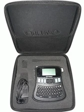 Dymo LabelManager 210D Label Thermal Printer with Power Cord & Case Works 