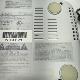 Sony PSone Slim Console Bundle Controllers Games Cords Memory Cards Works