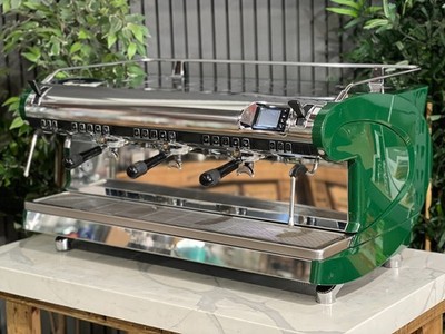NUOVA SIMONELLI AURELIA WAVE VOLUMETRIC 3 GROUP GREEN ESPRESSO COFFEE MACHINE