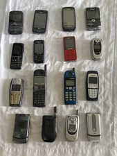 Huge Lot Vintage Cell Phones Flip Phones BlackBerry Nokia LG Samsung Lot B 16pcs