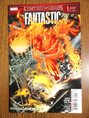 Fantastisch Vier Jährlich #1 Geist Rider Contest Of Chaos Sommer 2023 Ff Marvel