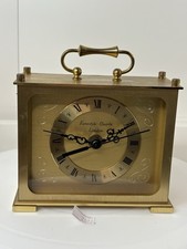 Messing Eurastyle Vintage Tischuhr Quartz London Uhr - voll funktionsf&auml;hig