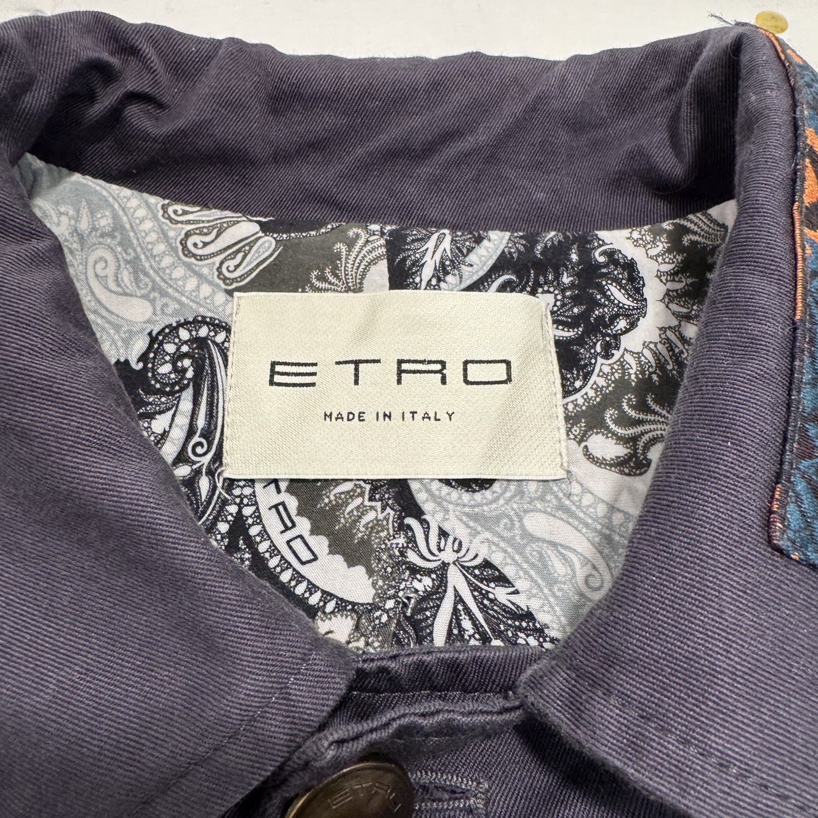 ETRO Milano Elephant Jacket Large Patchwork Boho … - image 9