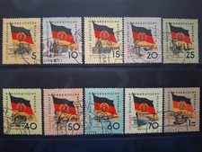 DDR 1959 kompletter Satz DDR 10 Jahre gestempelt (mp58)