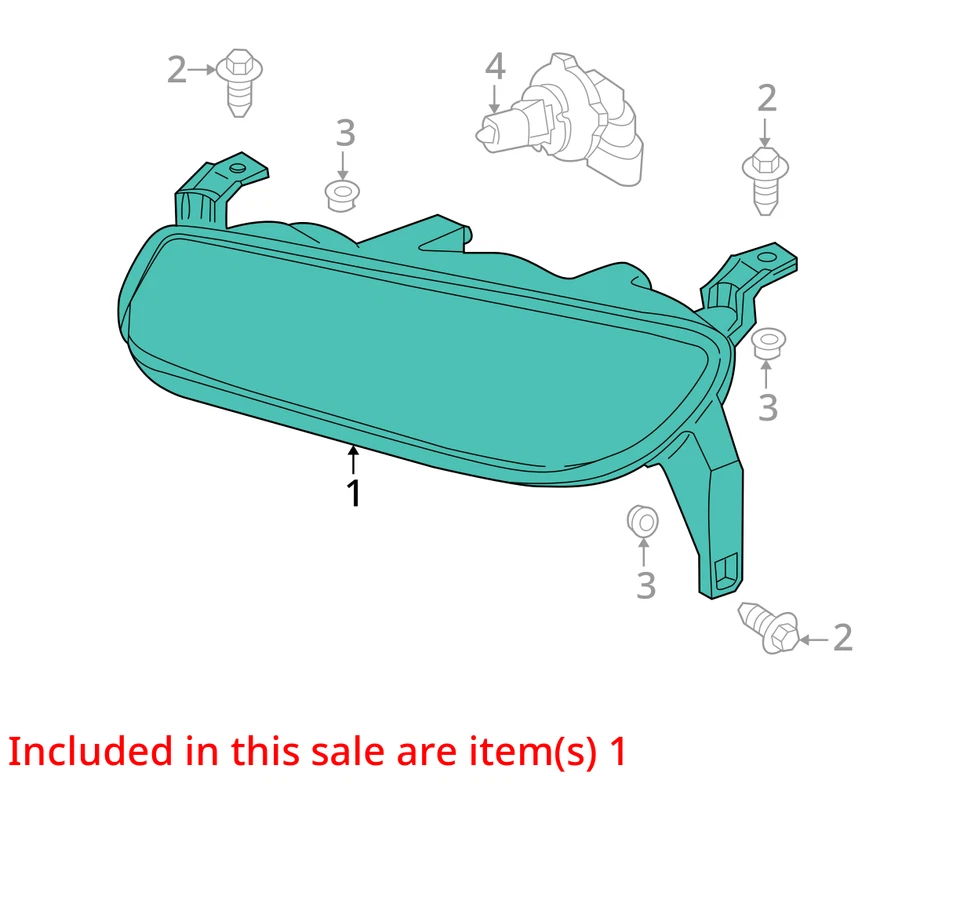 FITS 2000-2002 SATURN L100 L200 HEADLAMP ASM 90583595 - NEW OEM 90583595 - Image 2 of 3