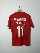 Angel Di Maria SL Benfica 2024-25 home football shirt (M)