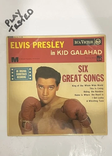 Elvis Presley With The Jordanaires: Kid Galahad 1963 7" UK Vinyl EP RCX-7106