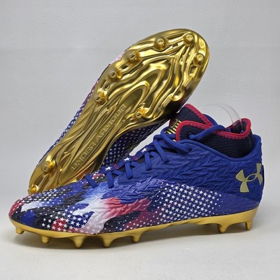 Under Armour Spotlight Clone 4 MC USA Mens Sz 12 Football  display picture 2