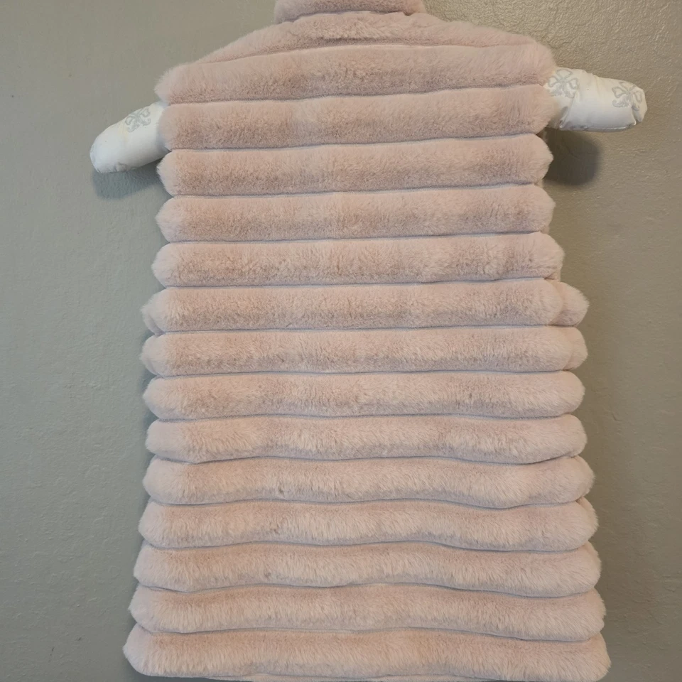 Chaleco American Widgeon Rosa Imitación Piel Niñas 8 Bolsillos Suaves Esponjosos Foto 2 de 4