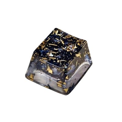 OEM Height Resin Keycap Featuring Color Foil Backlight for Mechanical Keyboards