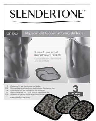 Original Slendertone Ersatz Gel Pads ABS Gürtel (1 Set) offiziell - datiert 2025
