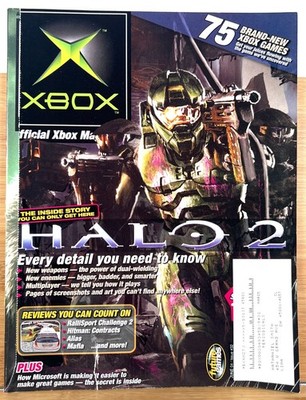 Vtg June 2004 Xbox Magazine Two Magic Word Halo 2 Issue 32 Video Game