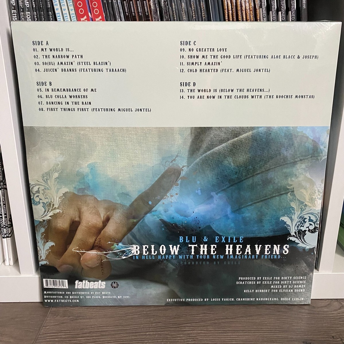 Blu & Exile - Below the Heavens 2LP (Celestial Blue Vinyl