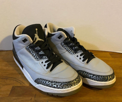 Men's Jordan 3 Retro Wolf Grey Sz 13 No Box 136064-004 | eBay