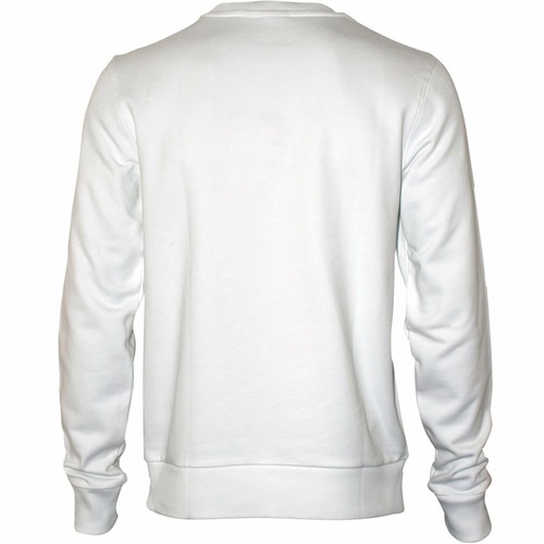 Logo Crew-Neck Jersey Sweatshirt, White 