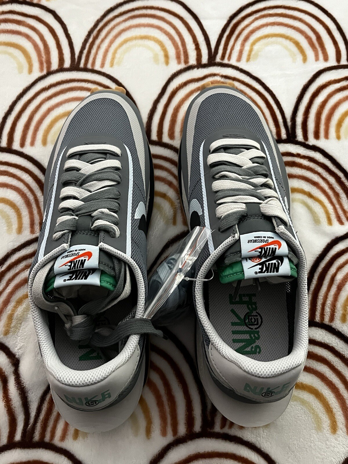 SACAI X NIKE Nike Sacai x Clot x LD Waffle 'Kiss Of Death 2' Uomo 10.5 Cool Grey DH3114 001