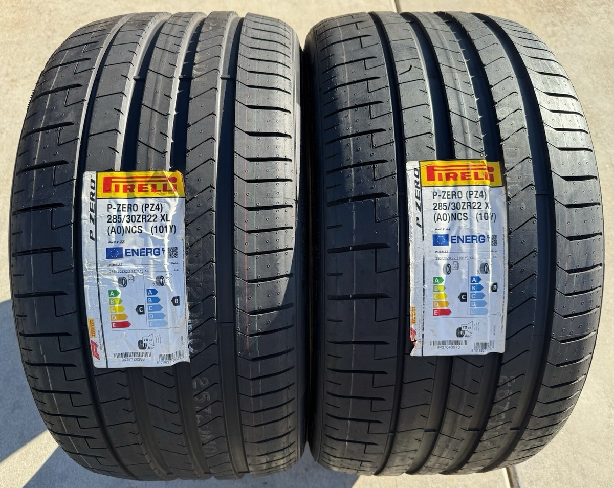 TWO BRAND NEW 285/30ZR22 Pirelli P Zero PZ4 Sport AO Audi RS6