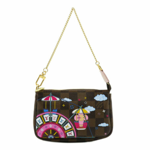 Louis Vuitton x Takashi Murakami Black Multicolor Canvas Milla Pochette, myGemma