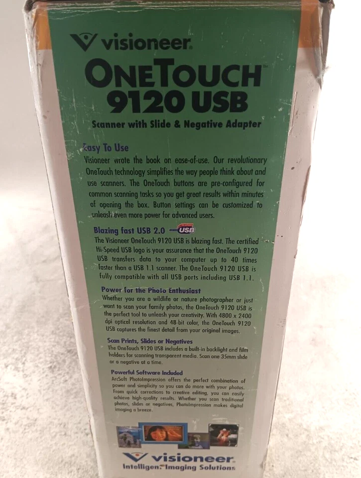 Visioneer One Touch 9120 Scanner USB CIB 4800x2400 DPI OCR Software - Image 4 of 4