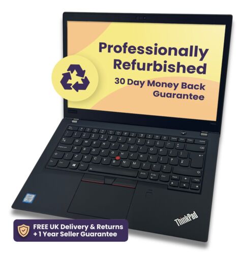 Lenovo ThinkPad T480s Core i5 up to 20GB Ram up to 2TB SSD Windows 11 Laptop - Picture 3 of 12