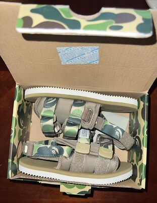AUTHENTIC KID A BATHING APE BAPE Suicoke Size K13 Cm20