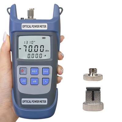 Fiber Optical Power Meter SC FC Connector -70~10Dbm 10 Wave Lengths