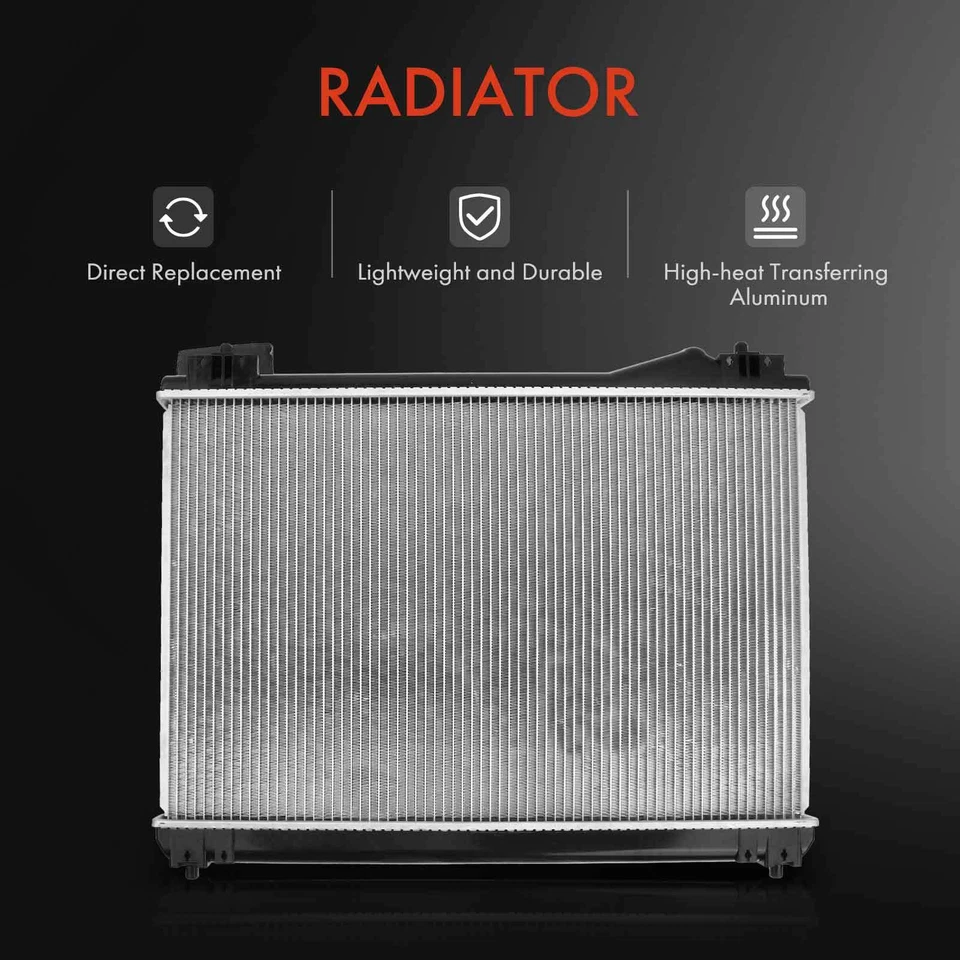 Radiador con enfriador de aceite para Suzuki Grand Vitara 2006-2013 2,4 L 2,7 L 3,2 L automático Foto 3 de 4