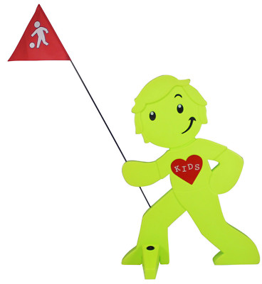StreetBuddy - Kindersicherheit, Warnfigur, -aufsteller
