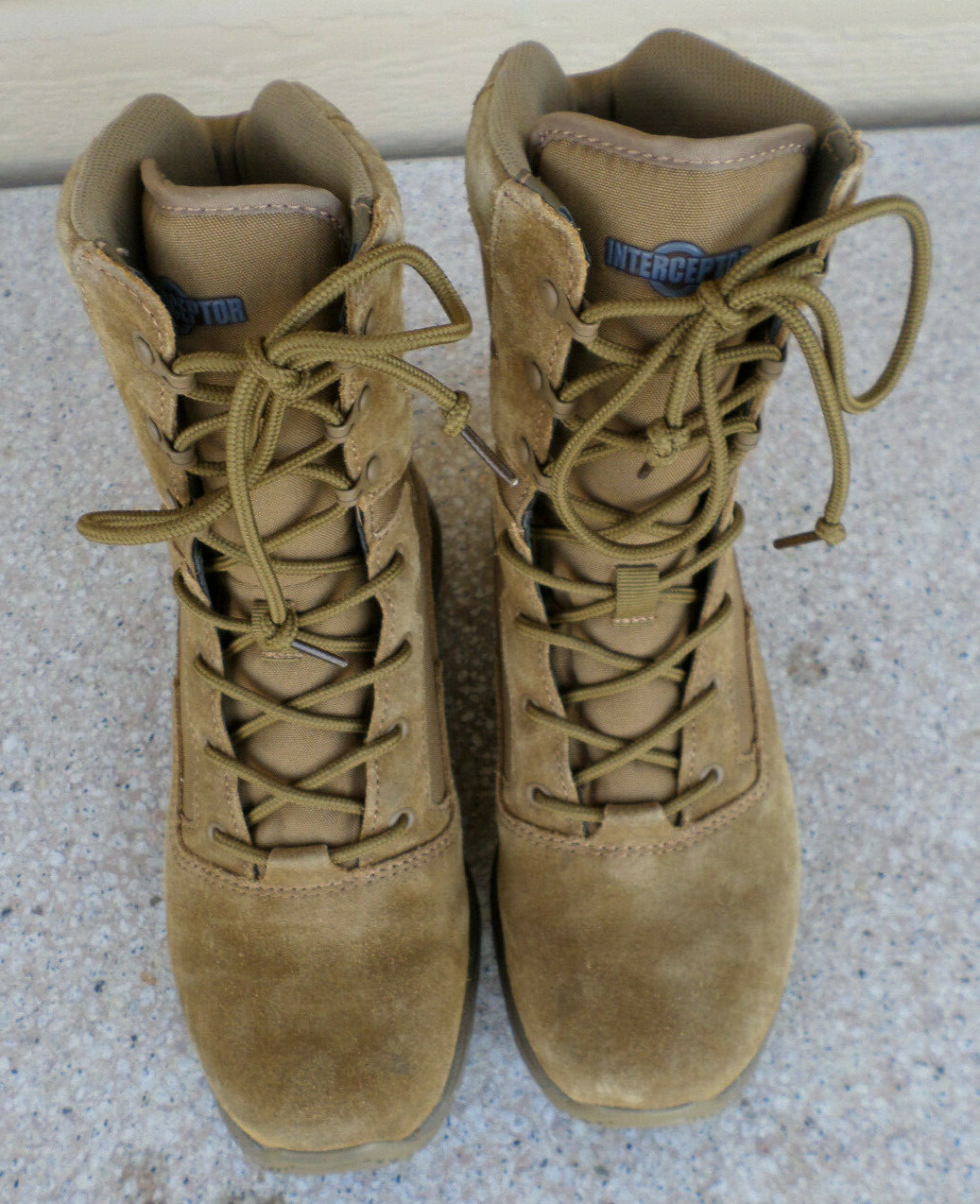 Interceptor Coyote Brown Suede Tactical Boots. Men's… Gem