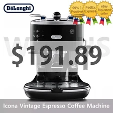 [CLEARANCE] Delonghi Icona Vintage ECOV-311 Espresso Coffee Machine 220V_Black