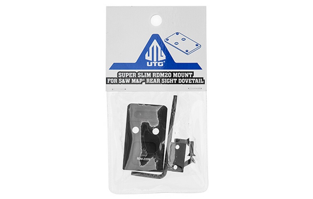 UTG Super Slim RDM20 Mount for S&W M&P Rear Sight Dovetail - RDM-20SW