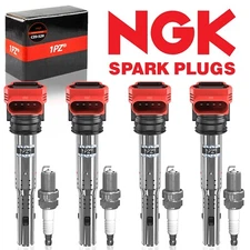 4x Ignition Coil Spark Plug OEM 06E905115E for Audi A4 A6 Q5 Q7 S4 S5 3.2L UF529