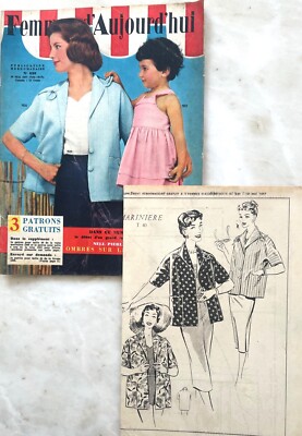 DAMEN VON HEUTE Nr. 630 vom 30. Mai 1957 + 2 Schnittmuster: Matrose und Mädchenkleid