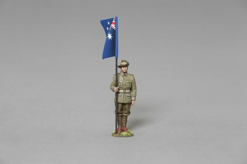 THOMAS GUNN PRIMERA GUERRA MUNDIAL BRITÁNICO GW100ED AUSTRALIANO 26O BATALLÓN PORTADOR DE BANDERA SIN USAR EN CAJA - Imagen 2 de 4