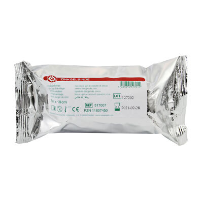 NOBAMED Zinkgelbinde / Zinkleimbinde 10 cm breit Zinkleimverband 