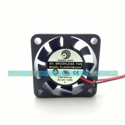 POWER LOGIC PLA04010B24HH 24V 0.05A 4cm 2-Wire Cooling Fan