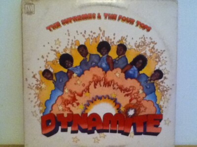 THE SUPREMES  & FOUR TOPS      LP    DYNAMITE   (  D J .  DEMO   COPY  )