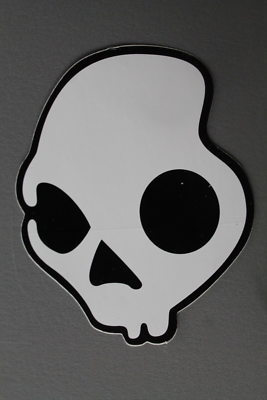 Skull Candy Headphones Punk Rock Black White Z73B Vintage