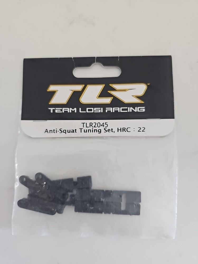 Team Losi Racing TLR2045 22 Series Anti-Squat Tuning Set, HRC : 22