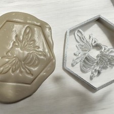 Cortador de galletas peine colmena abeja miel