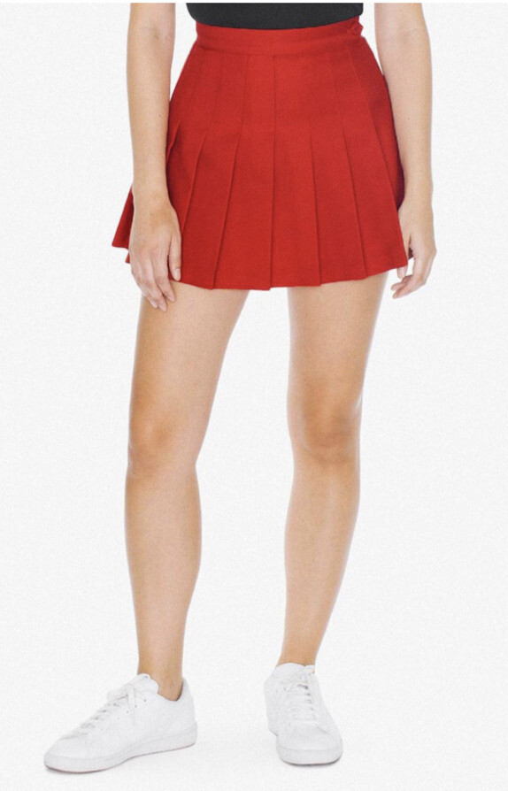 Pleated Skirt Women's American Apparel Tennis Skirt American