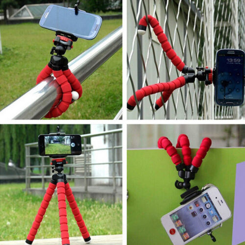 Stand Holder Phone Tripod Mount Grip iPhone For Camera Clip Mini Universal@ - Picture 1 of 15